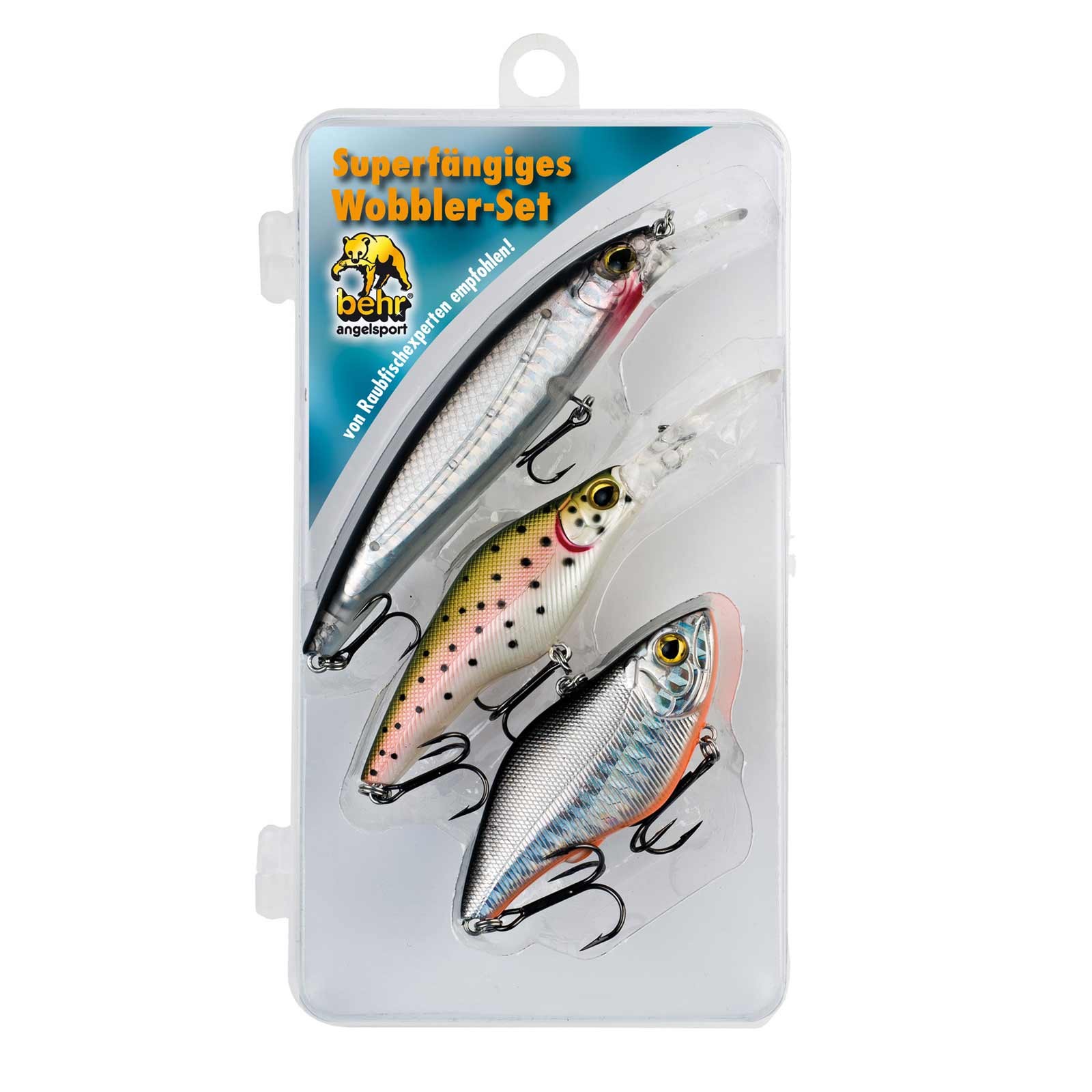 Behr Zander Hecht 3 Stück Wobbler Set