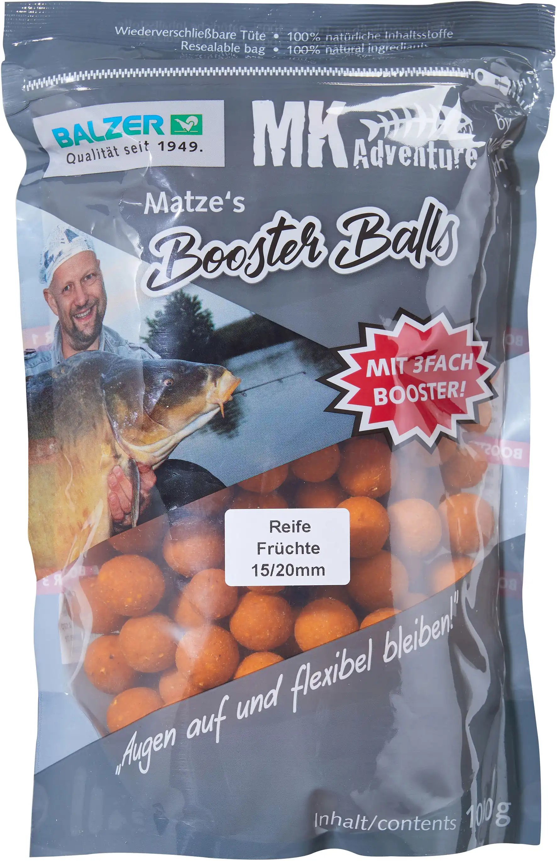 Balzer MK Booster Balls 15/20mm Mix Reife Früchte 1kg