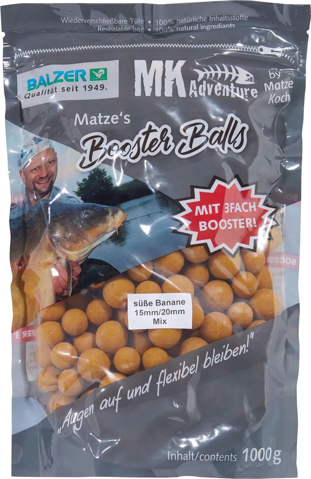 Balzer MK Booster Balls 15/20mm Mix Süße Banane 1kg