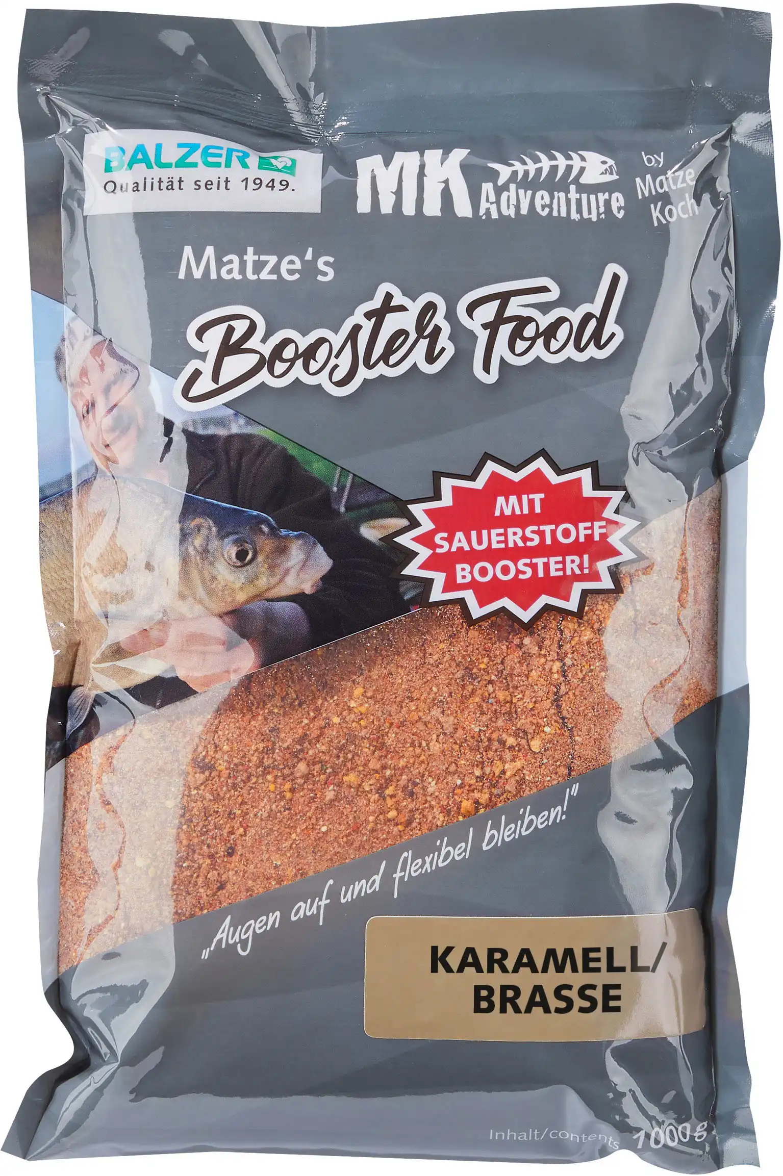 Balzer MK Booster Food 1kg Karamell-Brasse