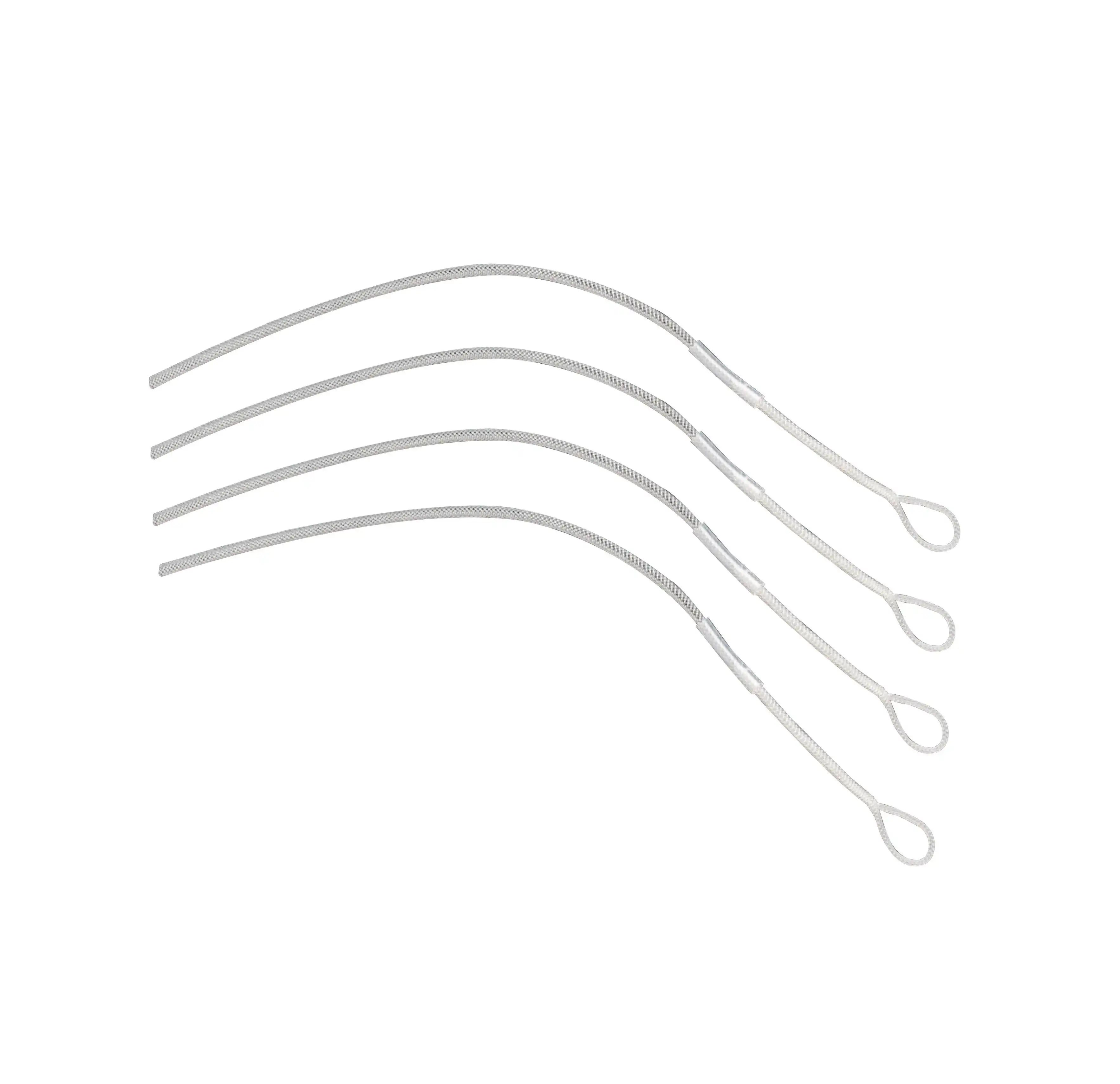 Greys Braided Loop Pack #4-8 Clear
