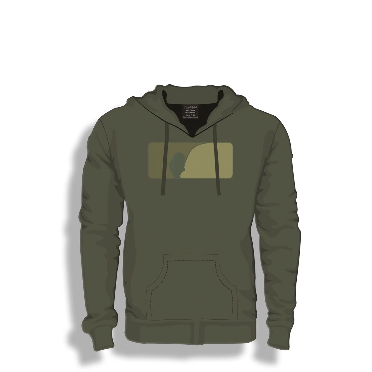 Angeljoe Hoodie US Style Olive #2XL