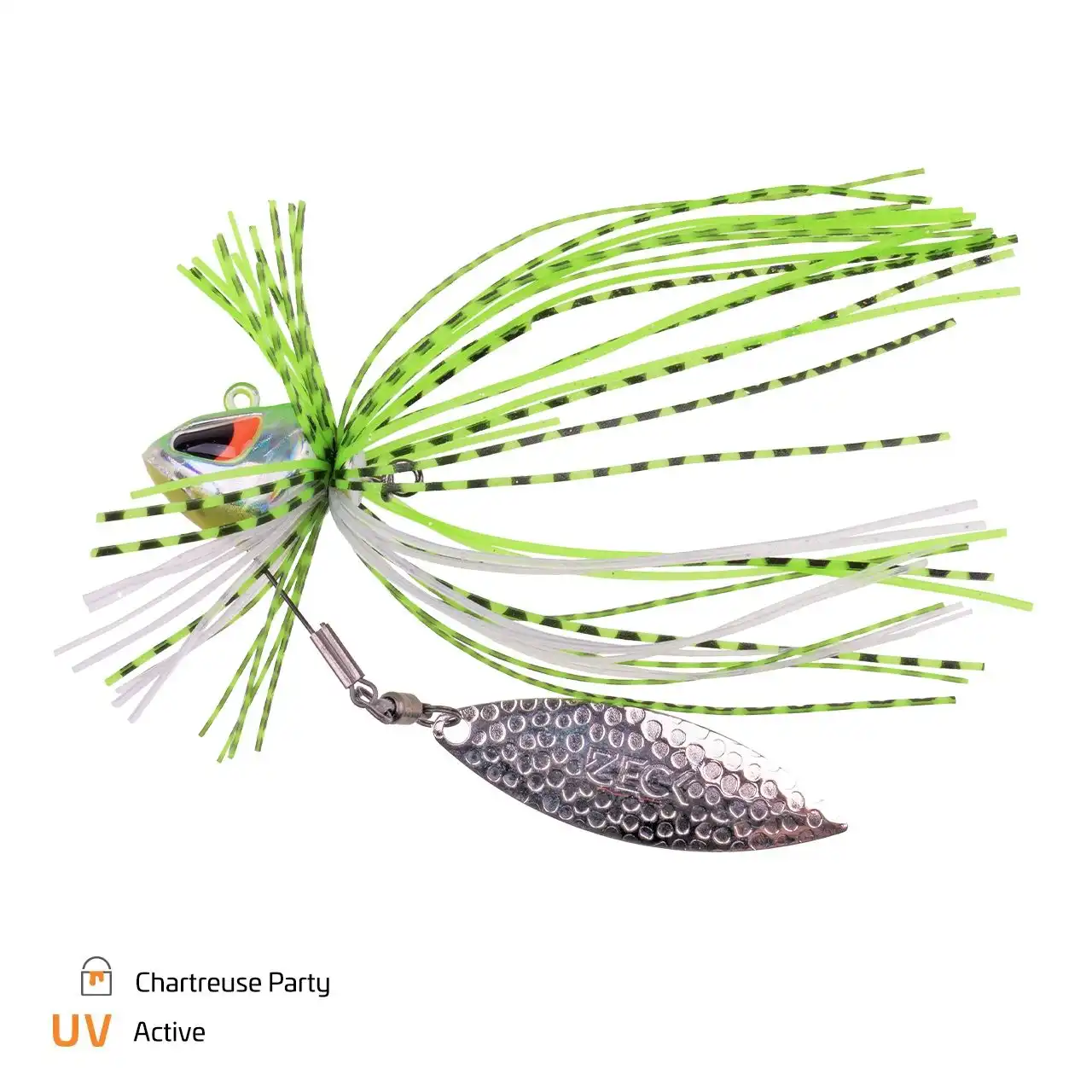 Zeck BA Spinner-Rushka 12,5g Chartreuse Party
