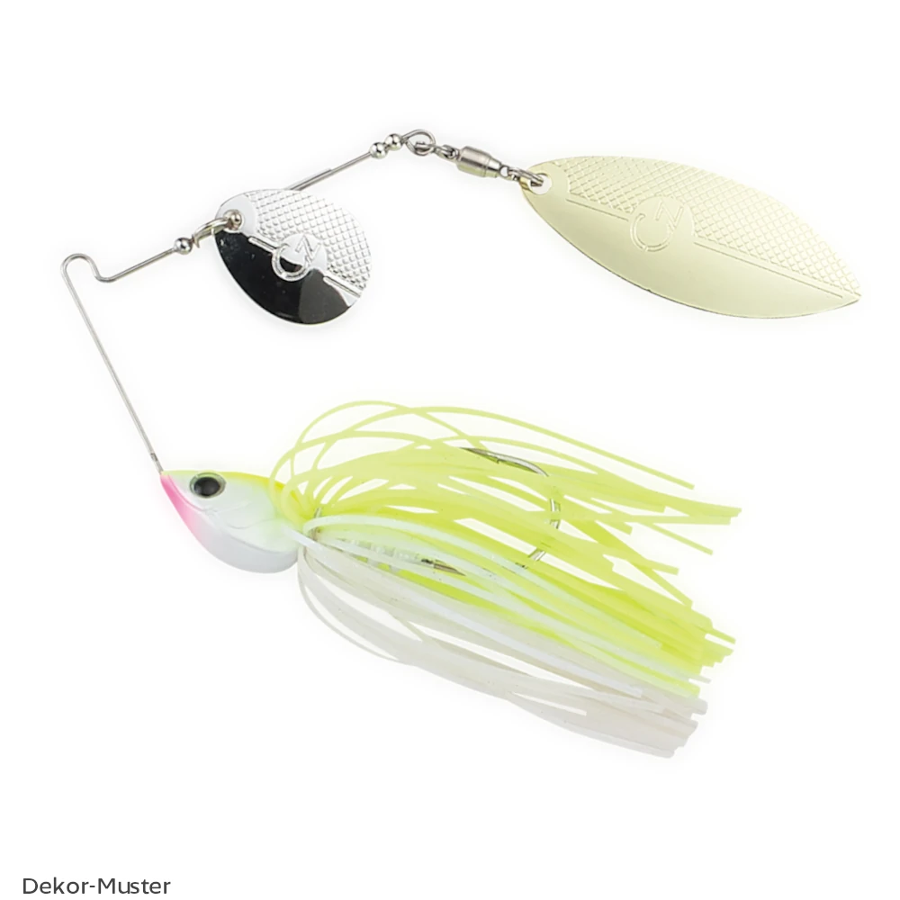 A-Tec Crazee Spinner Bait TW 16g White Chart