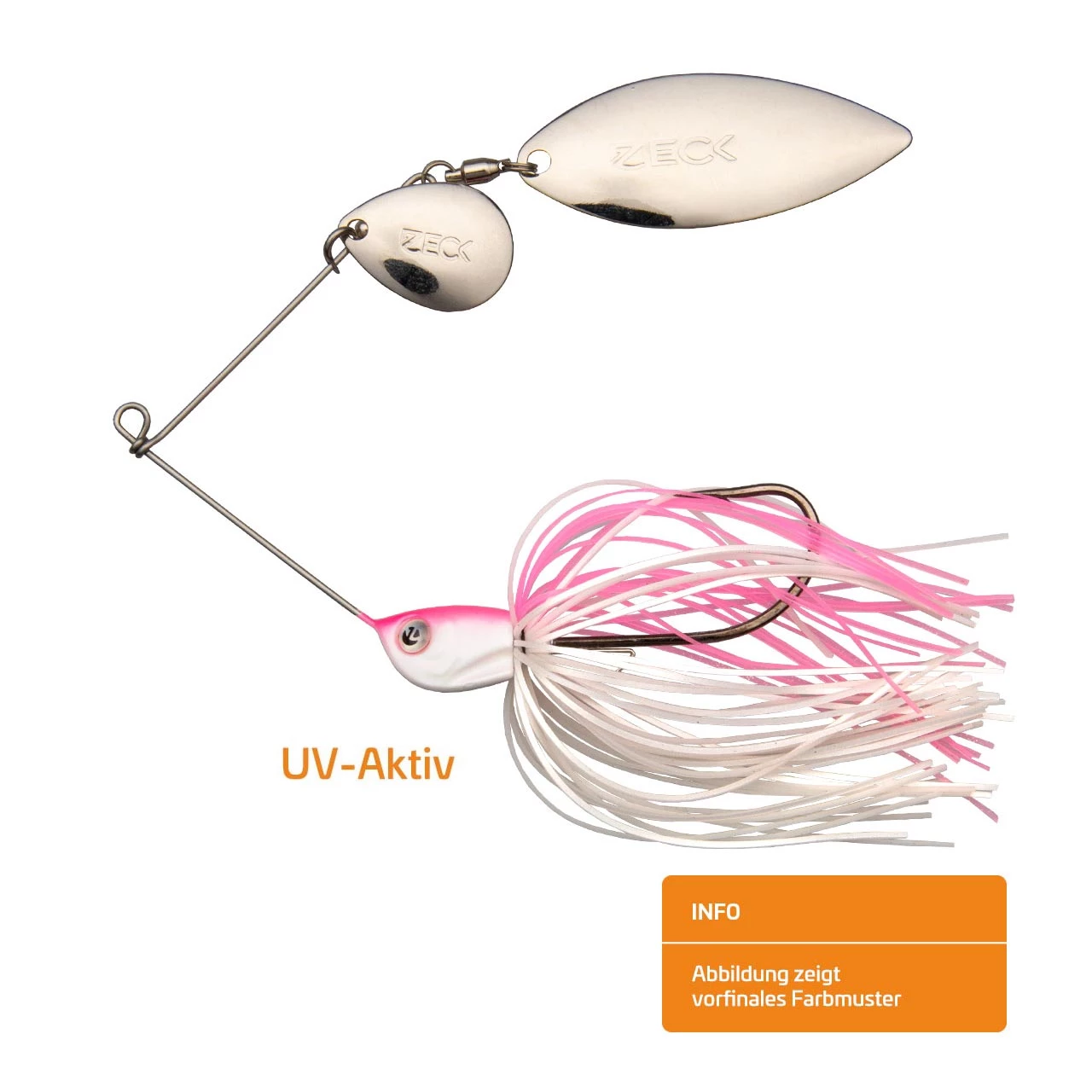 Zeck Spinnerbait 20g Pink Whitey