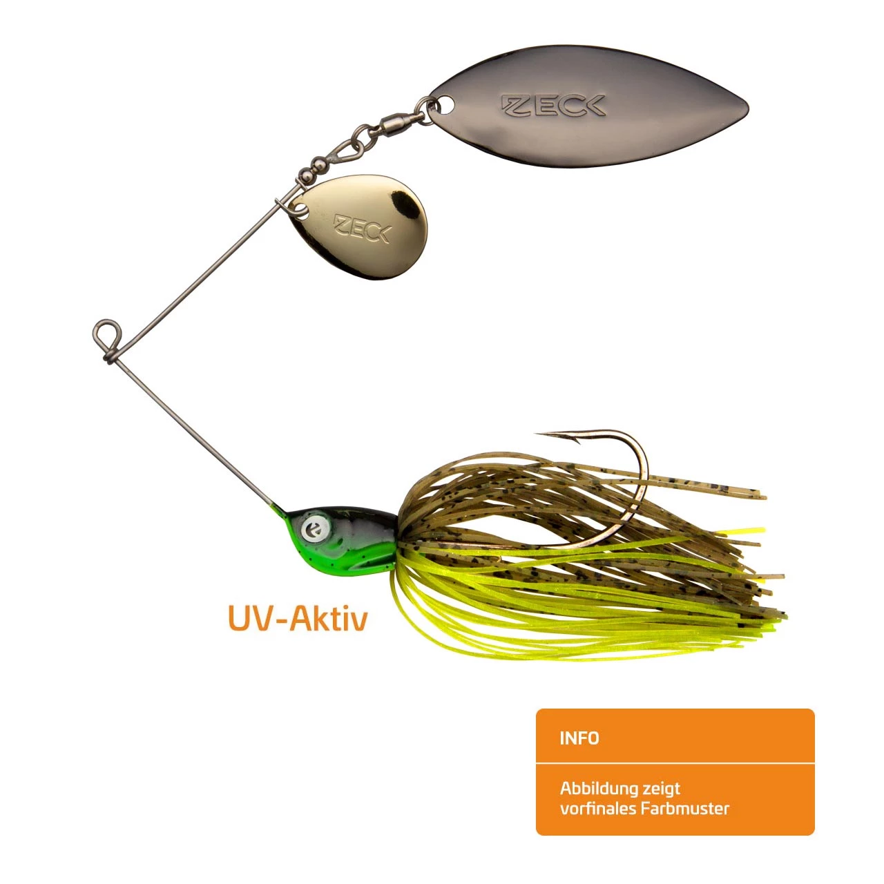 Zeck Spinnerbait 25g Moor Kiwi