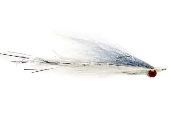 Fulling Mill Deep Water Clouser #2/0 Grey Ghost