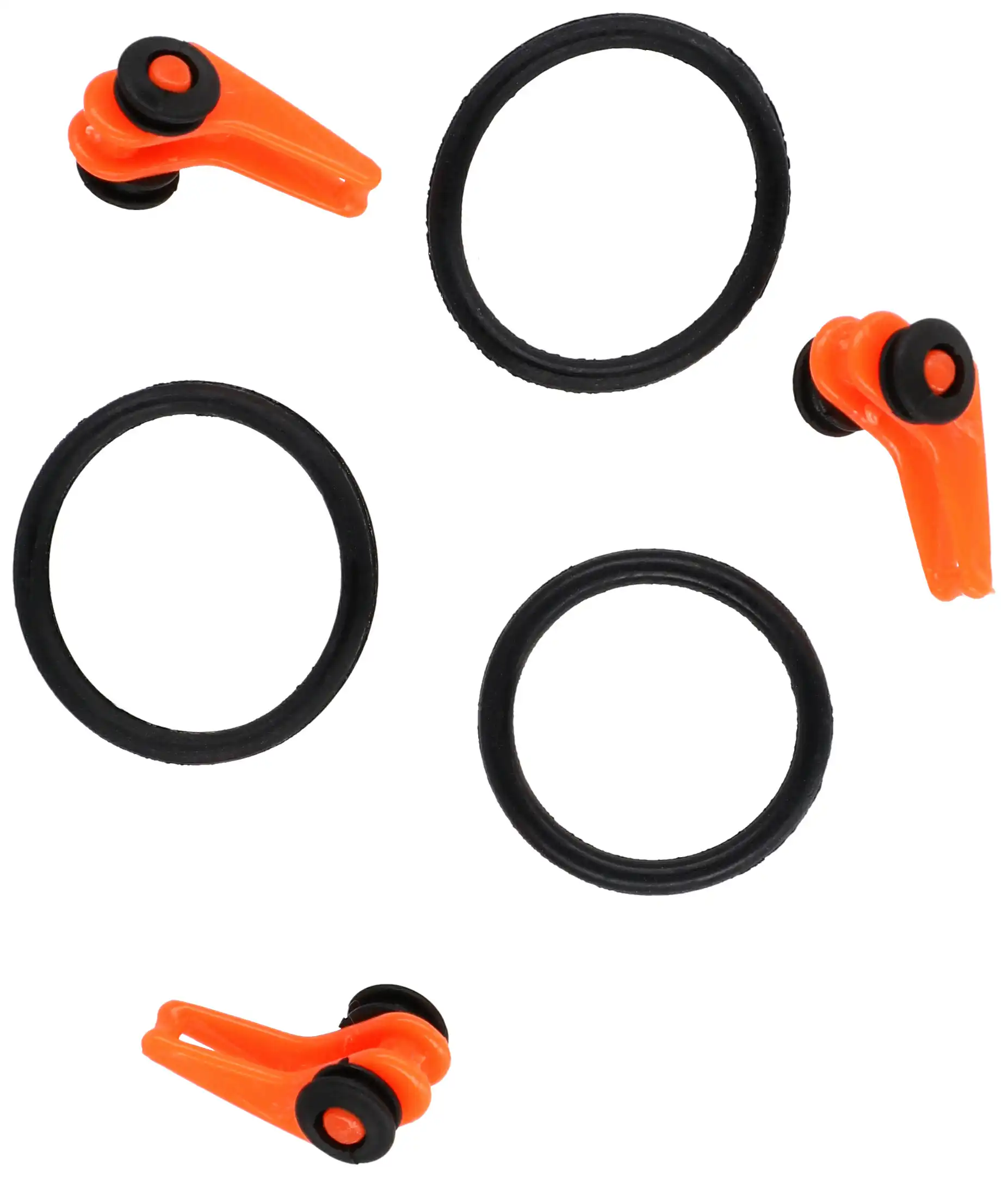 Mikado Hakenclip einstellb. Orange 3Stk. #L