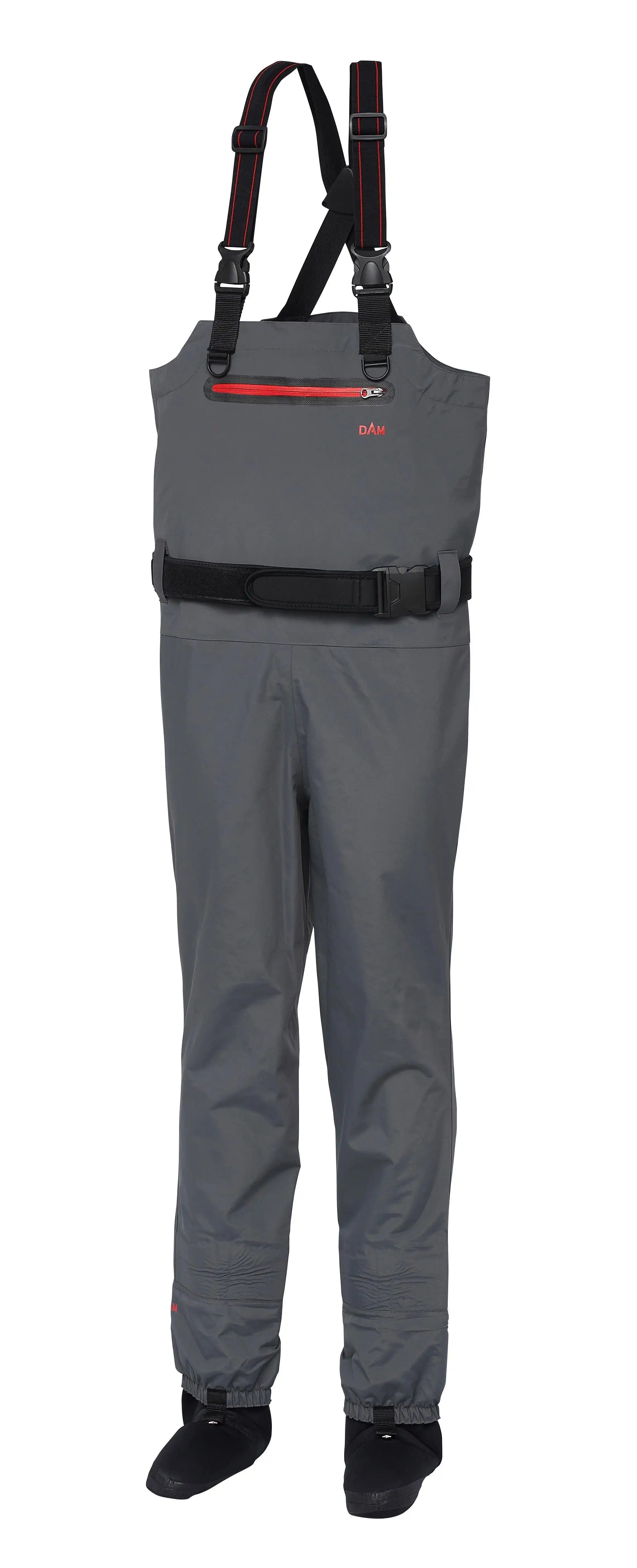 DAM Dryzone Breathable Chestwader #46/47 Grey/Black