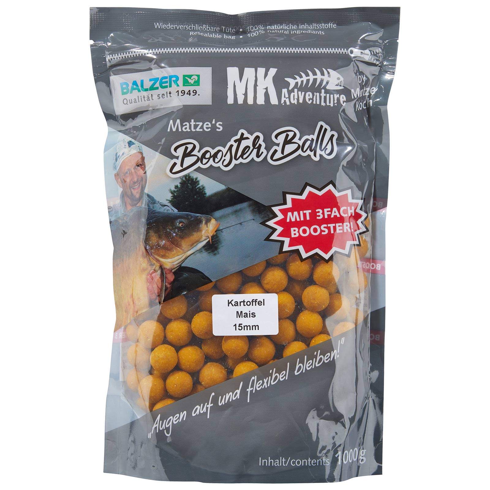 Balzer Matze Koch Kartoffel/Mais 15mm Booster Balls Boilies