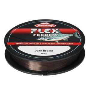 Berkley Flex Feeder 300m 0,20mm Dark Brown Monofile Angelschnur