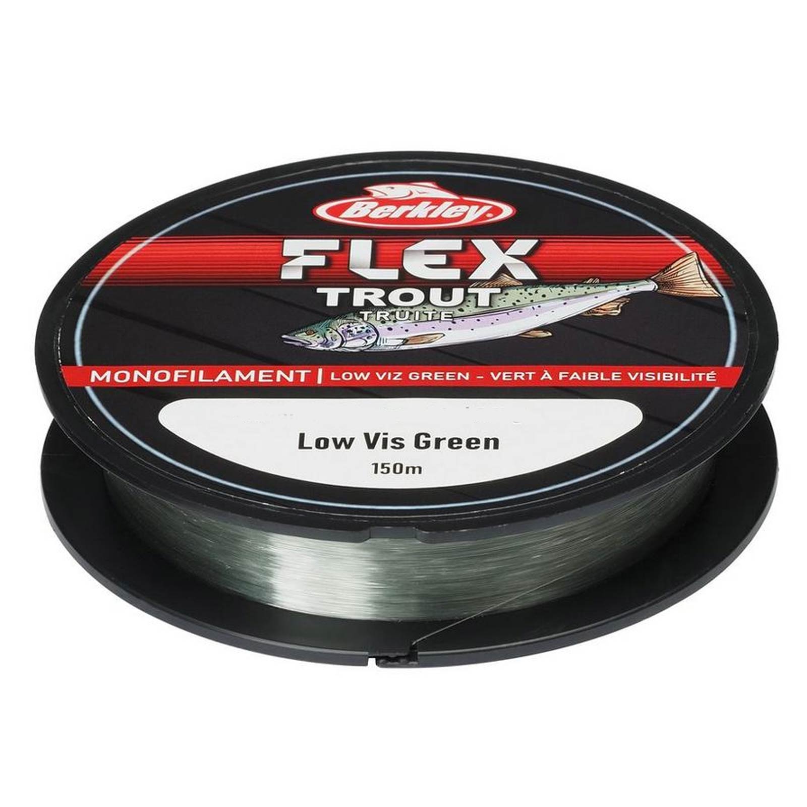 Berkley Flex Trout 150m 0,25mm LV Green Monofile Angelschnur