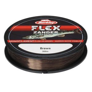 Berkley Flex Zander 300m 0,28mm Brown Monofile Angelschnur