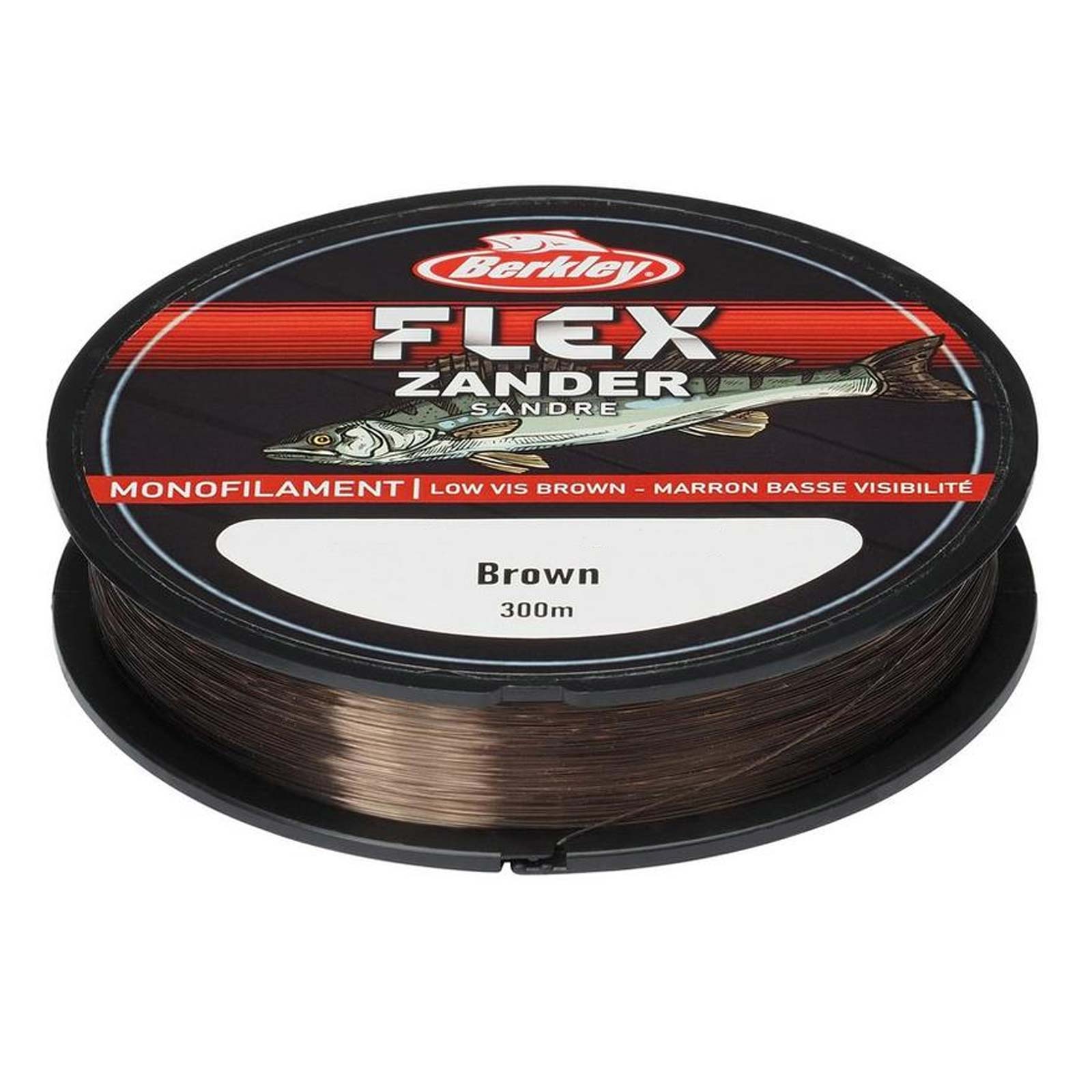 Berkley Flex Zander 300m 0,28mm Brown Monofile Angelschnur
