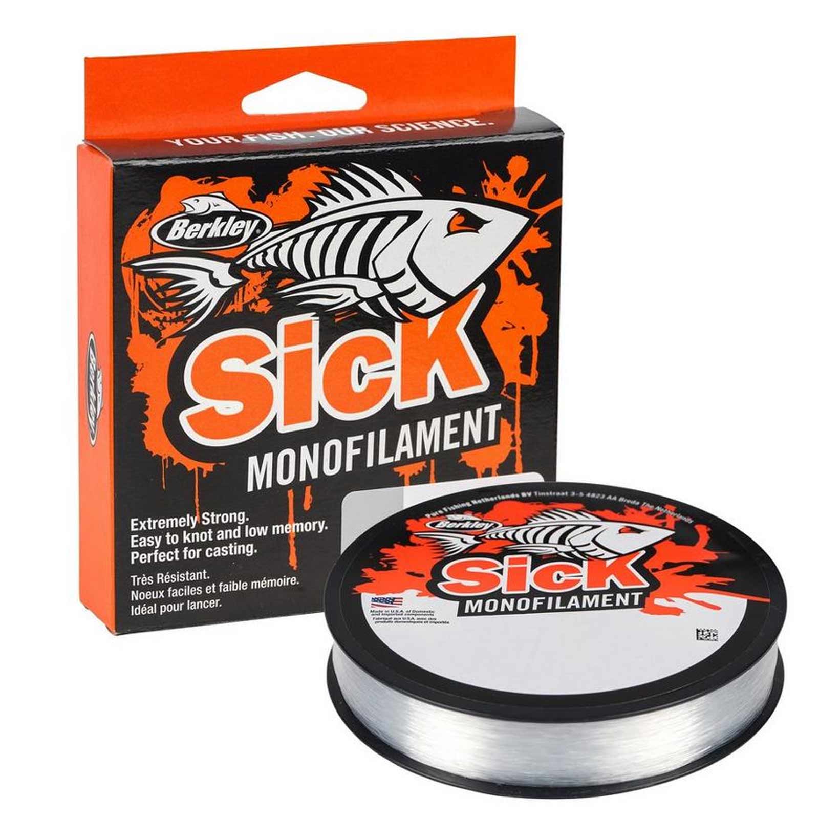 Berkley Sick Monofilament Clear 0,45mm 300m Monofile Angelschnur
