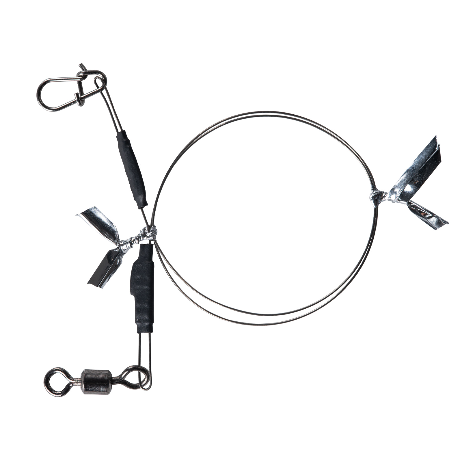 BKK 7x7 Wire leader Allround Duolock Snap 15cm 18kg Stahlvorfach