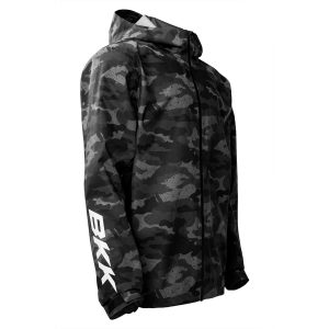 BKK Light Rain Jacket Black/Camo 2XL Regenjacke