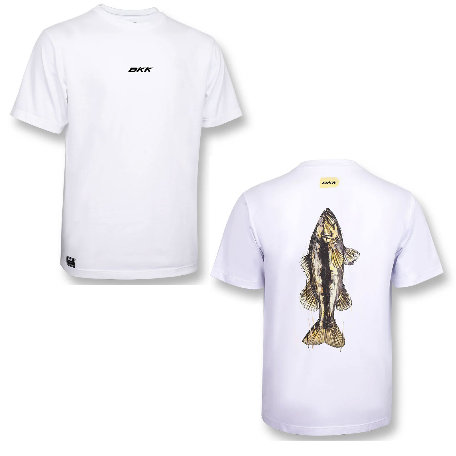 BKK Short Sleeve Casual Shirt Bass White Gr.L T-Shirt