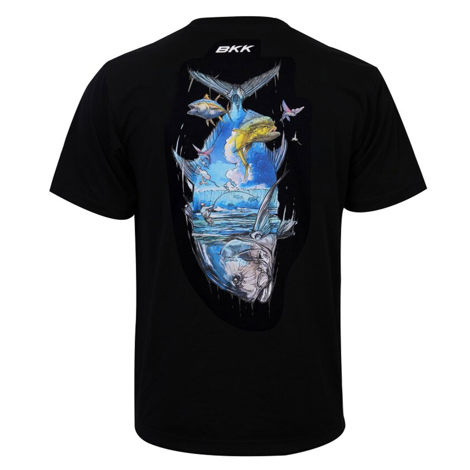BKK Short Sleeve Casual Shirt - Brand Values Gt - Black Gr. L T-Shirt