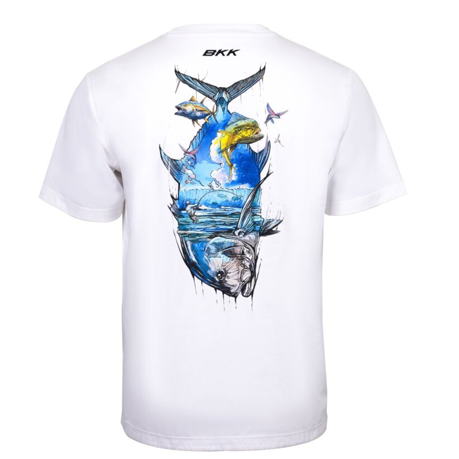 BKK Short Sleeve Casual Shirt - Brand Values Gt - White Gr. M T-Shirt