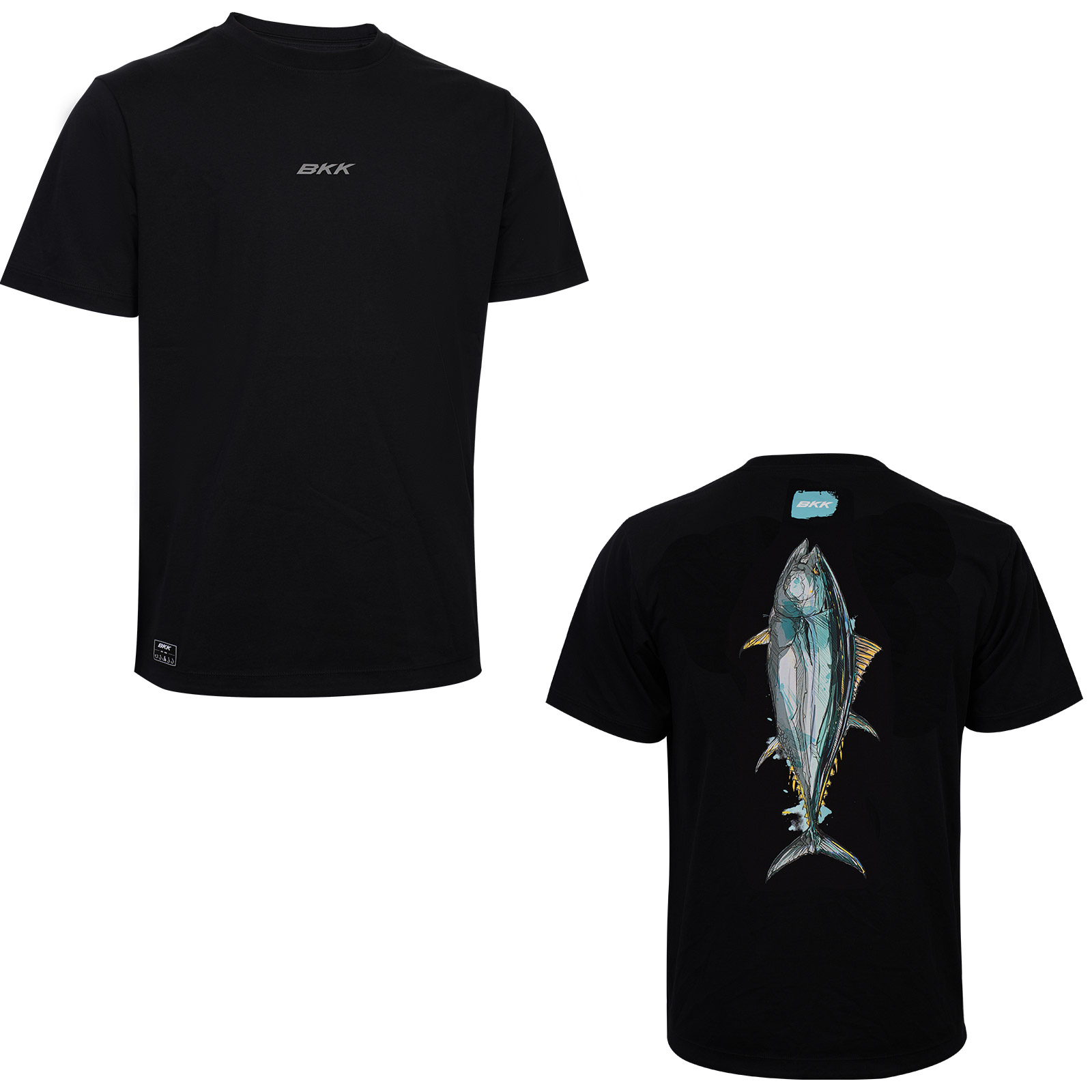 BKK Short Sleeve Casual Shirt Tuna Black Gr.L T-Shirt