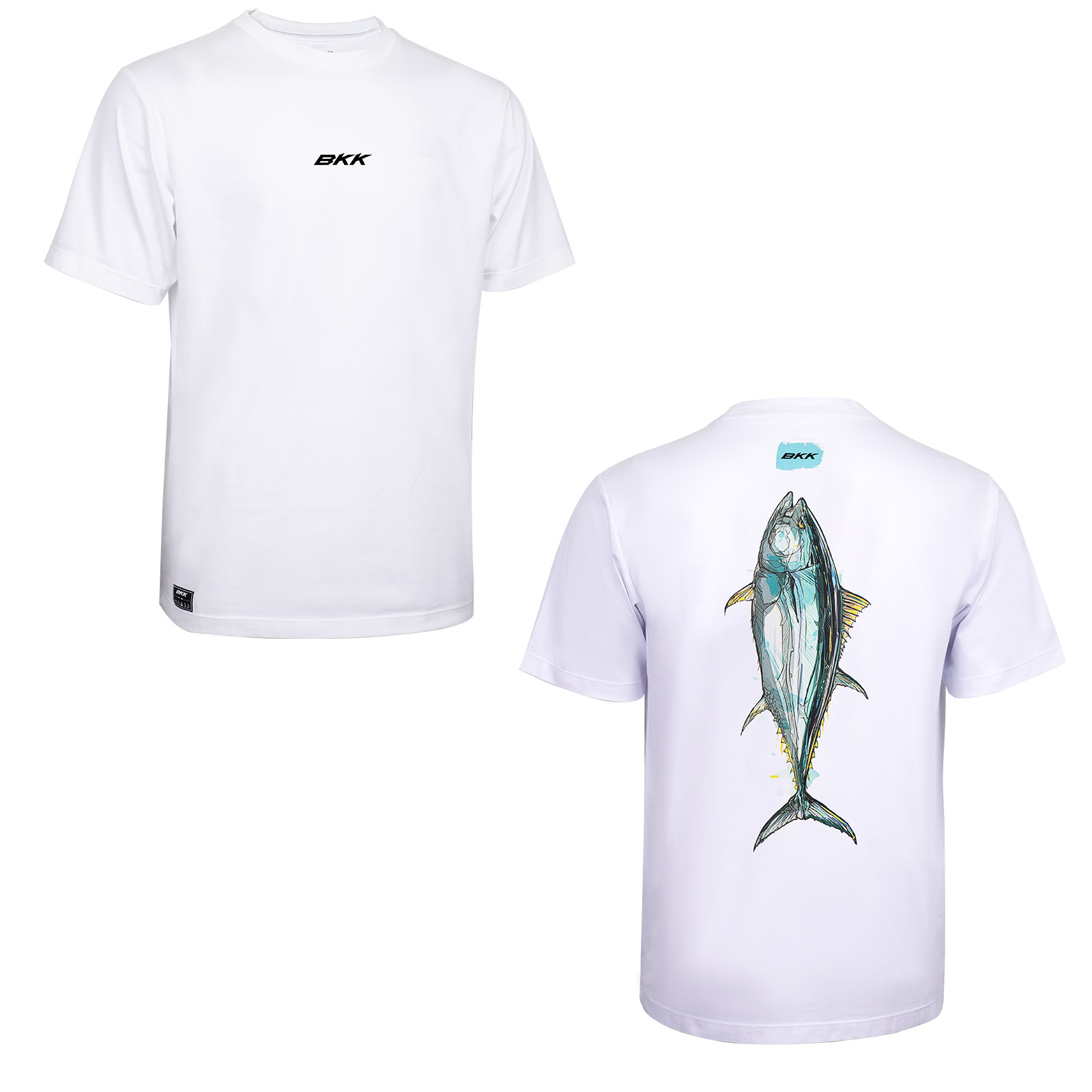 BKK Short Sleeve Casual Shirt Tuna White Gr.L T-Shirt