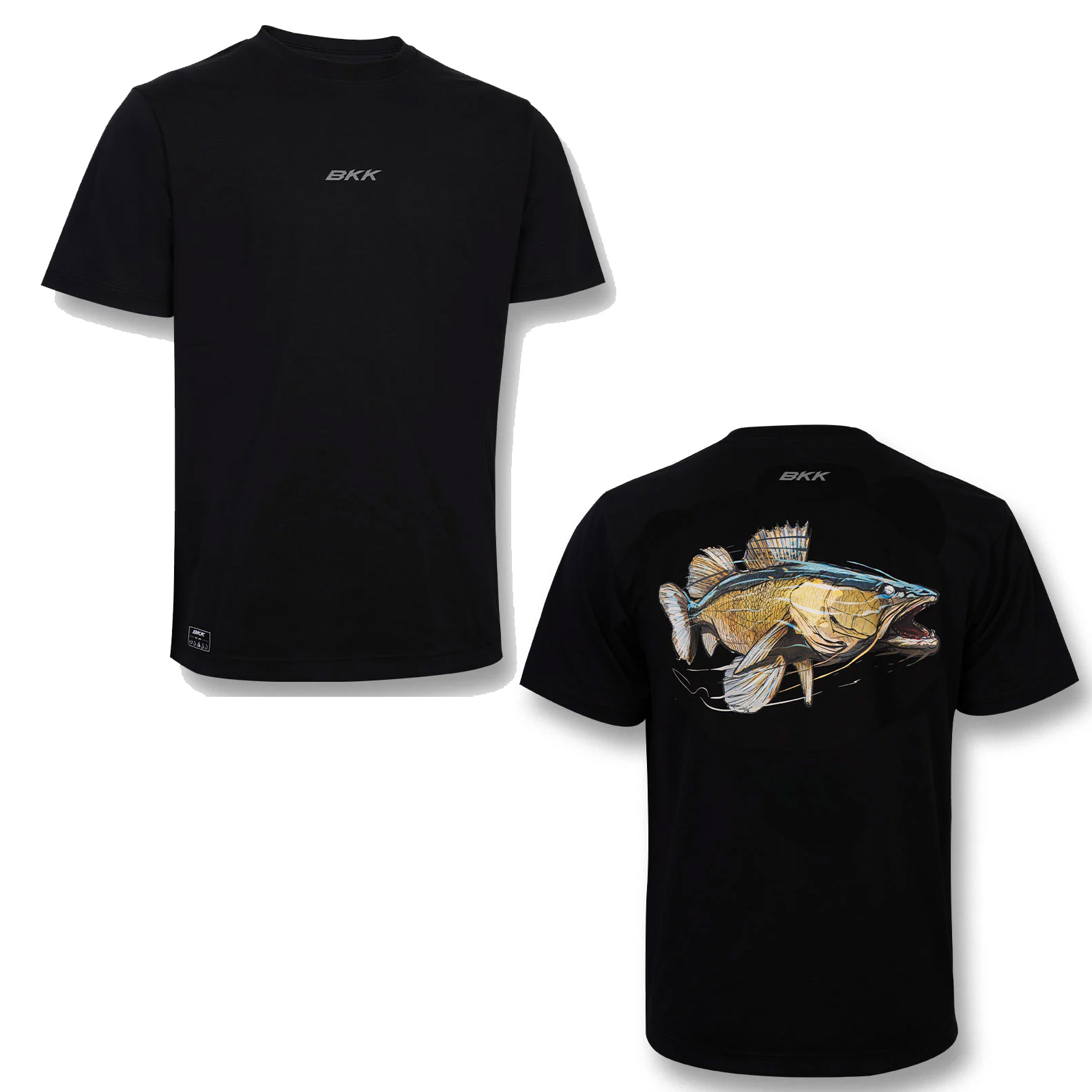 BKK Short Sleeve Casual Shirt Zander Black Gr.M T-Shirt