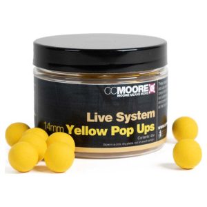 CCMoore Live System Yellow Pop Ups 14mm Pop Ups