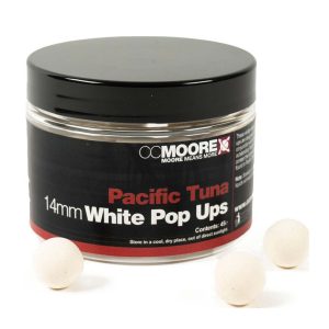 CCMoore Pacific Tuna White Pop Ups 14mm Pop Ups