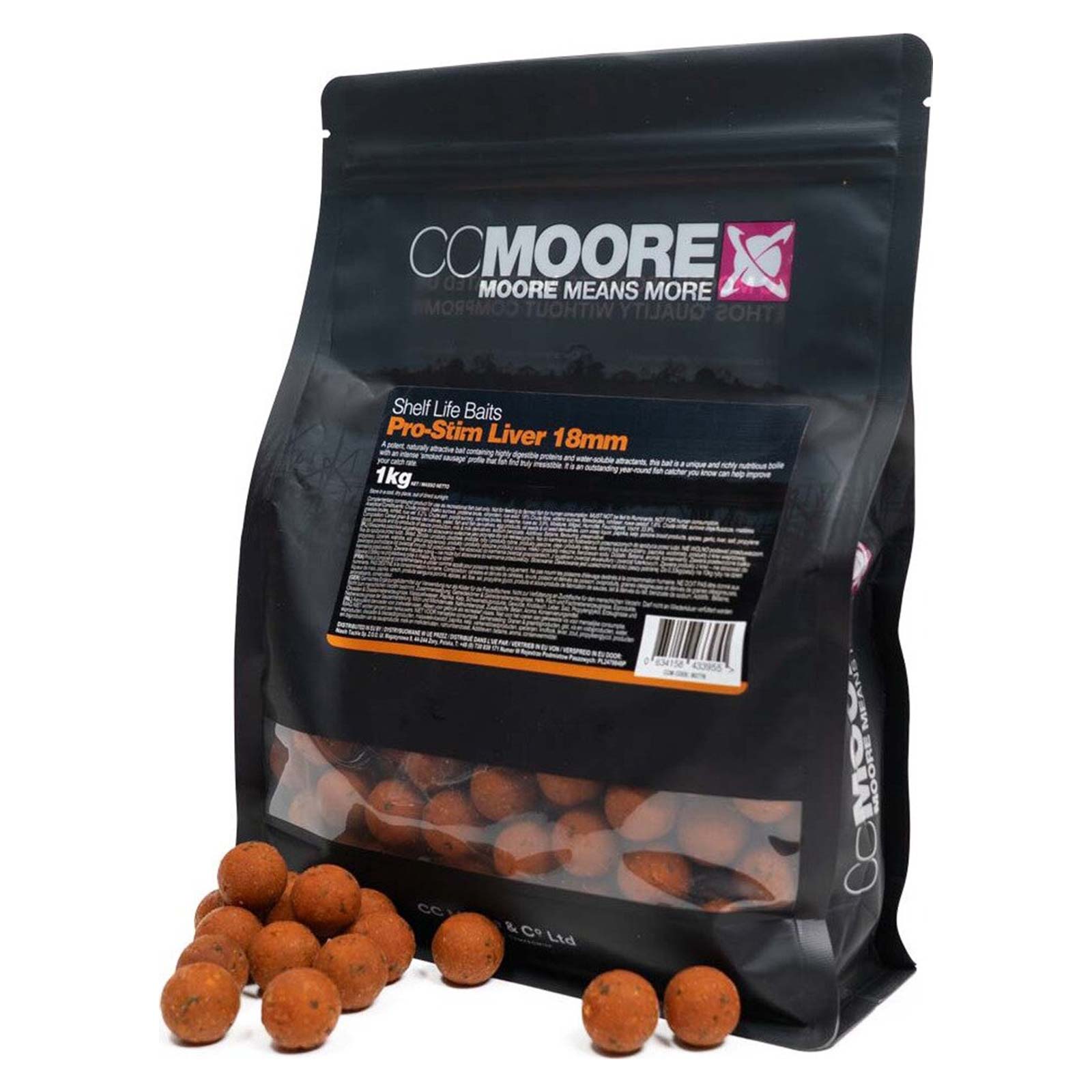 CCMoore Pro-Stim Liver 10mm 1kg Boilies