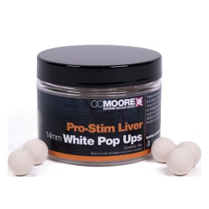 CCMoore Pro-Stim Liver White Pop Ups 14mm Pop Ups