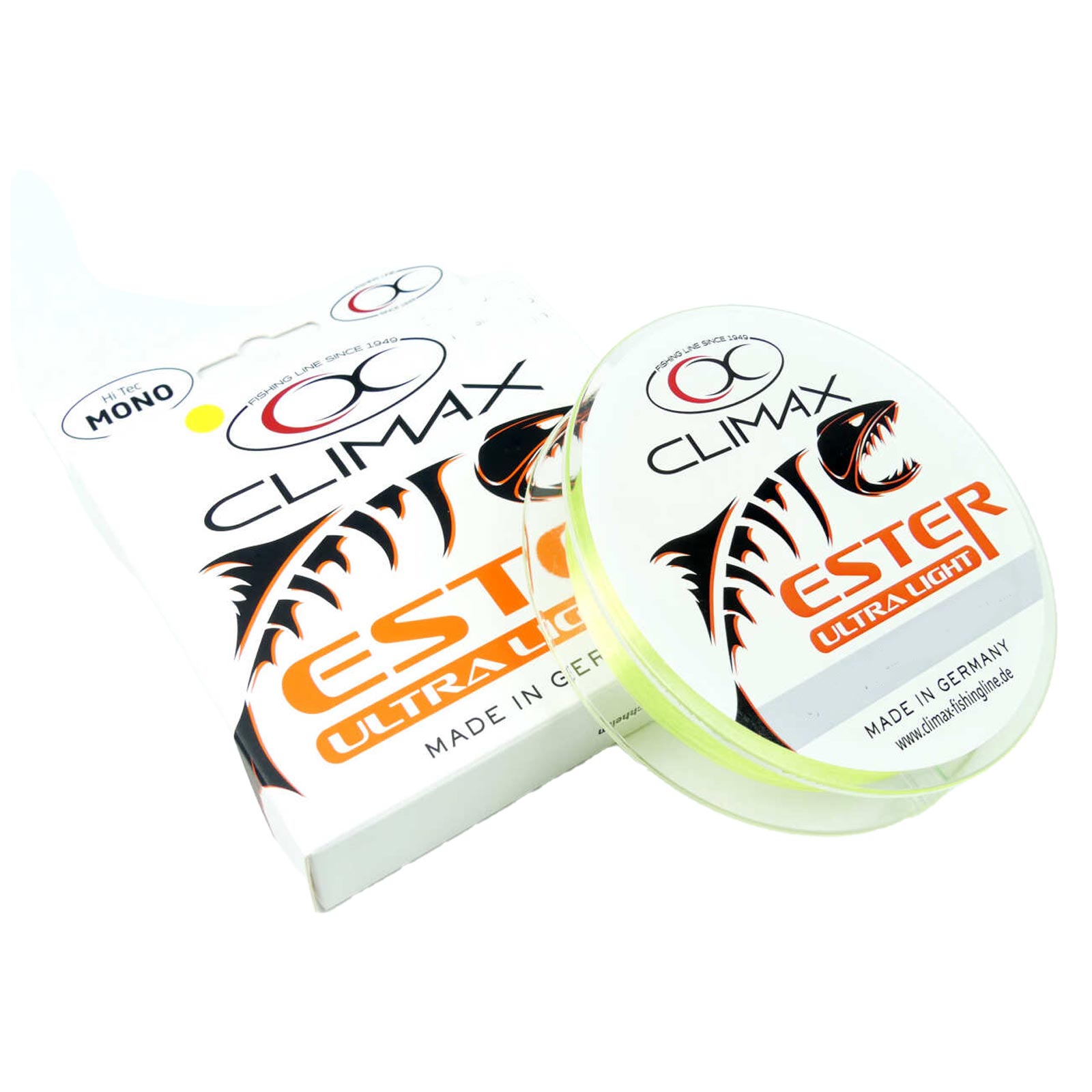 Climax Ester U-Light Mono 150m 0,16mm Hi Vis Yellow Monofile Angelschnur