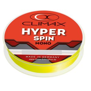 Climax Hyper Spin Fluogelb 300m 0,18mm monofile Angelschnur