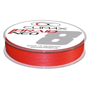 Climax iBraid NEO 135m 0,22mm fluo-red Geflochtene Angelschnur