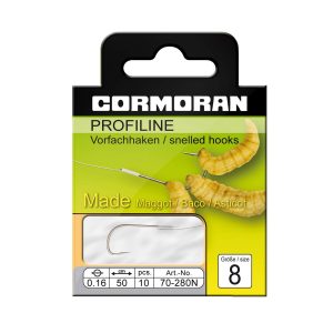 Cormoran Profiline Madenhaken gebunden Gr.10 0,14mm