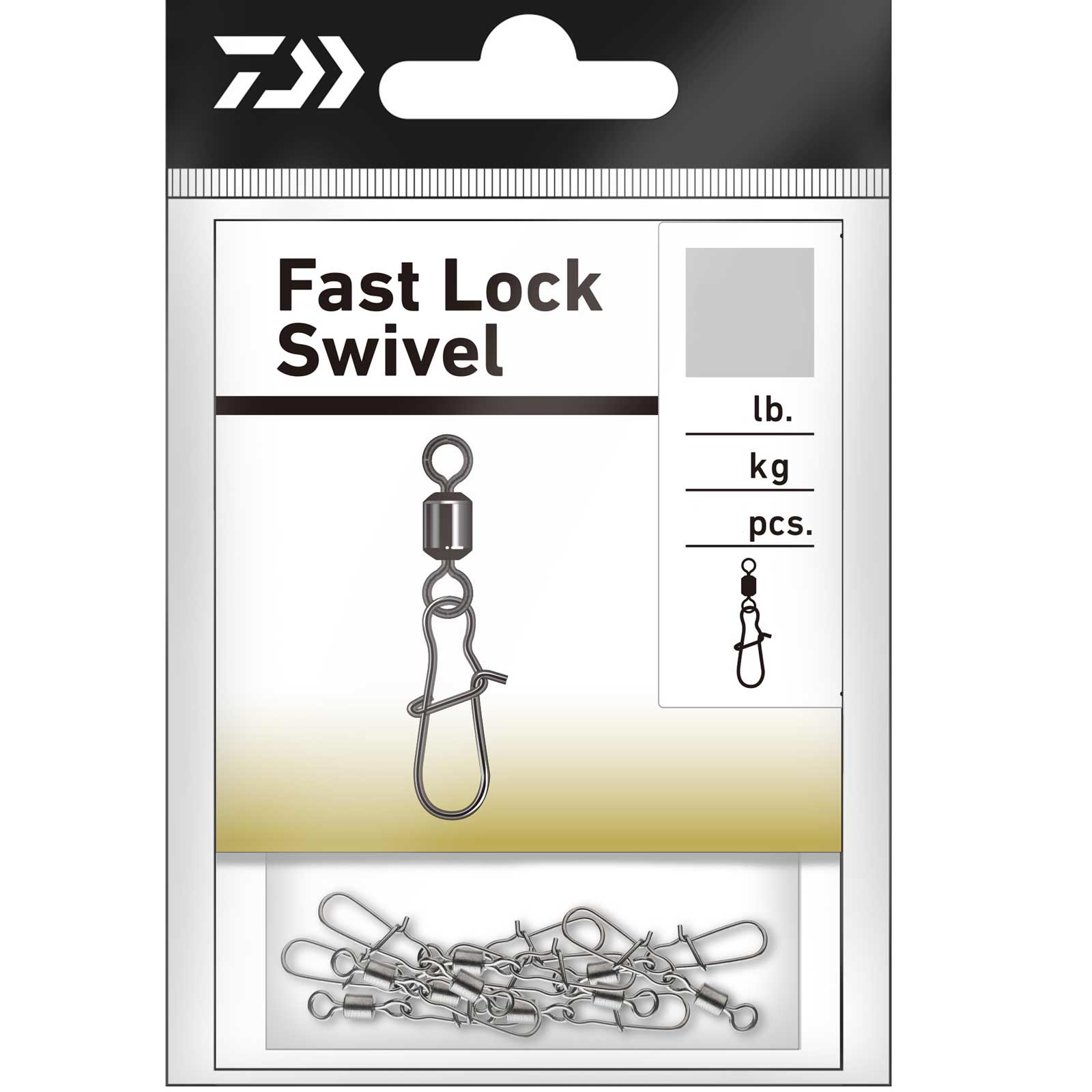 Daiwa Fast Lock Wirbel 2 Wirbel & Karabiner