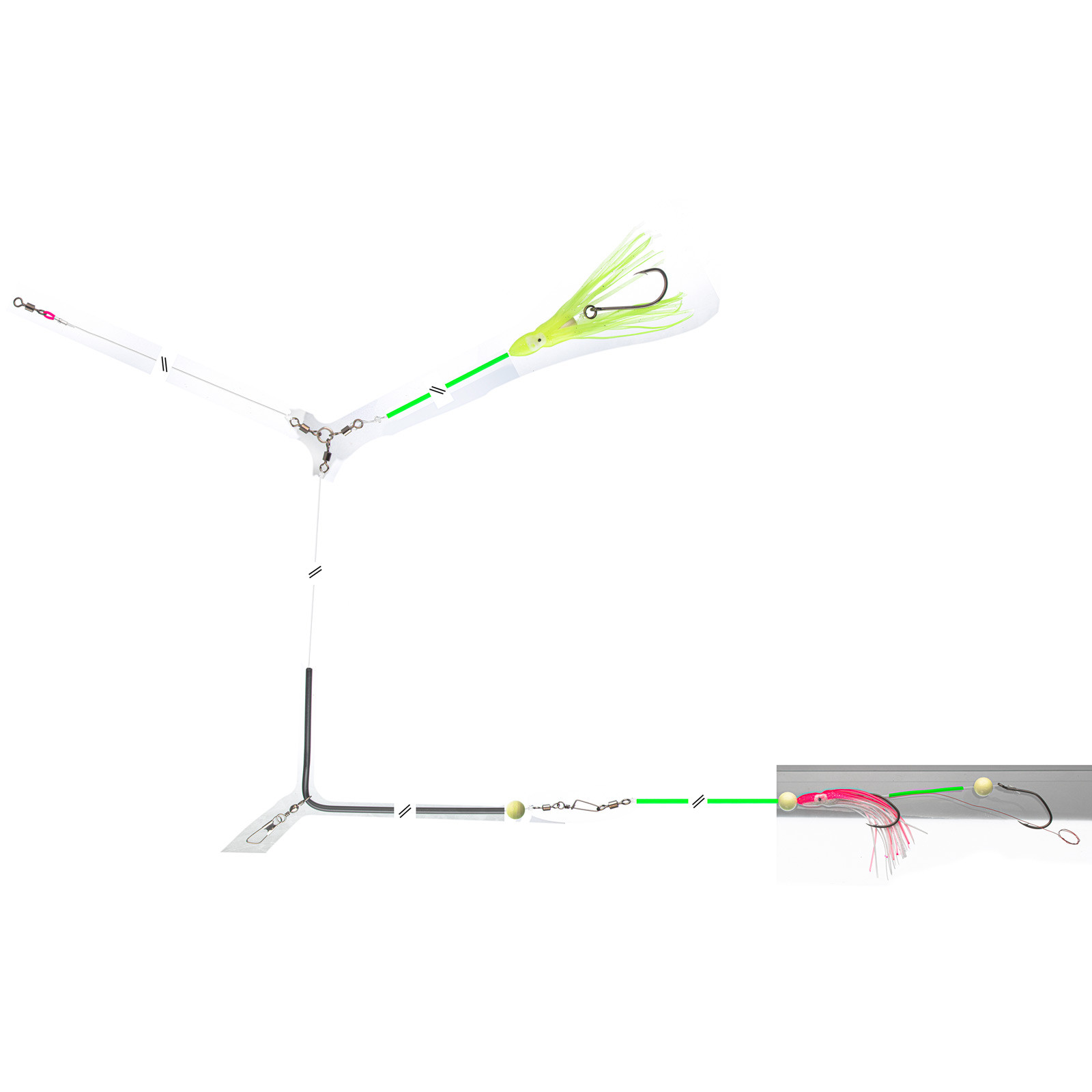 Daiwa Grand Wave Anti-Tangle Boom Rig Norwegen Gr 8/0