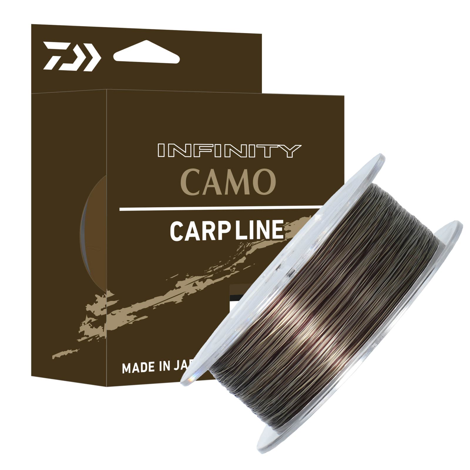 Daiwa Infinity Camo 0.340mm - 500m Brown Camo monofile Karpfenschnur