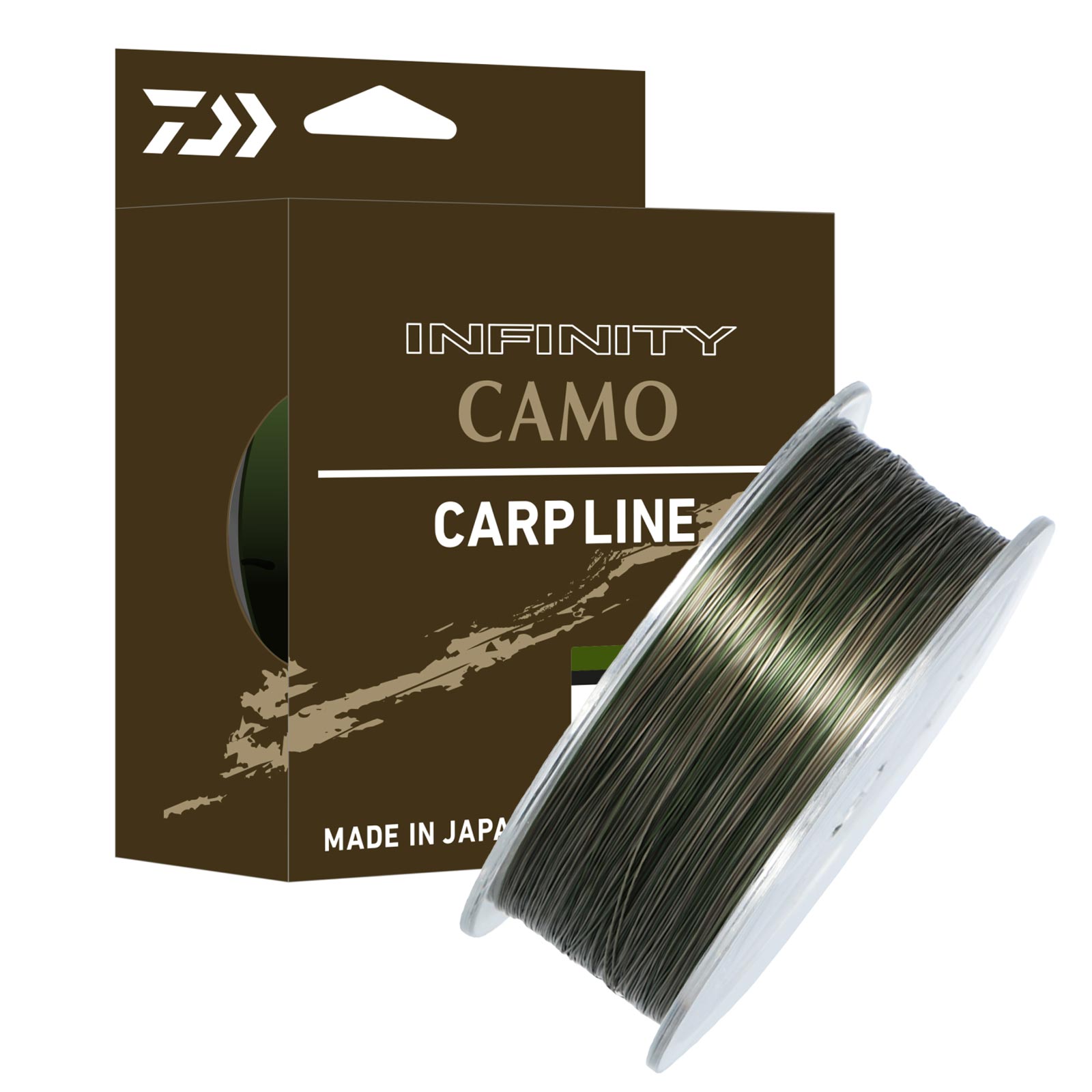 Daiwa Infinity Camo 0.300mm - 500m Green Camo monofile Karpfenschnur