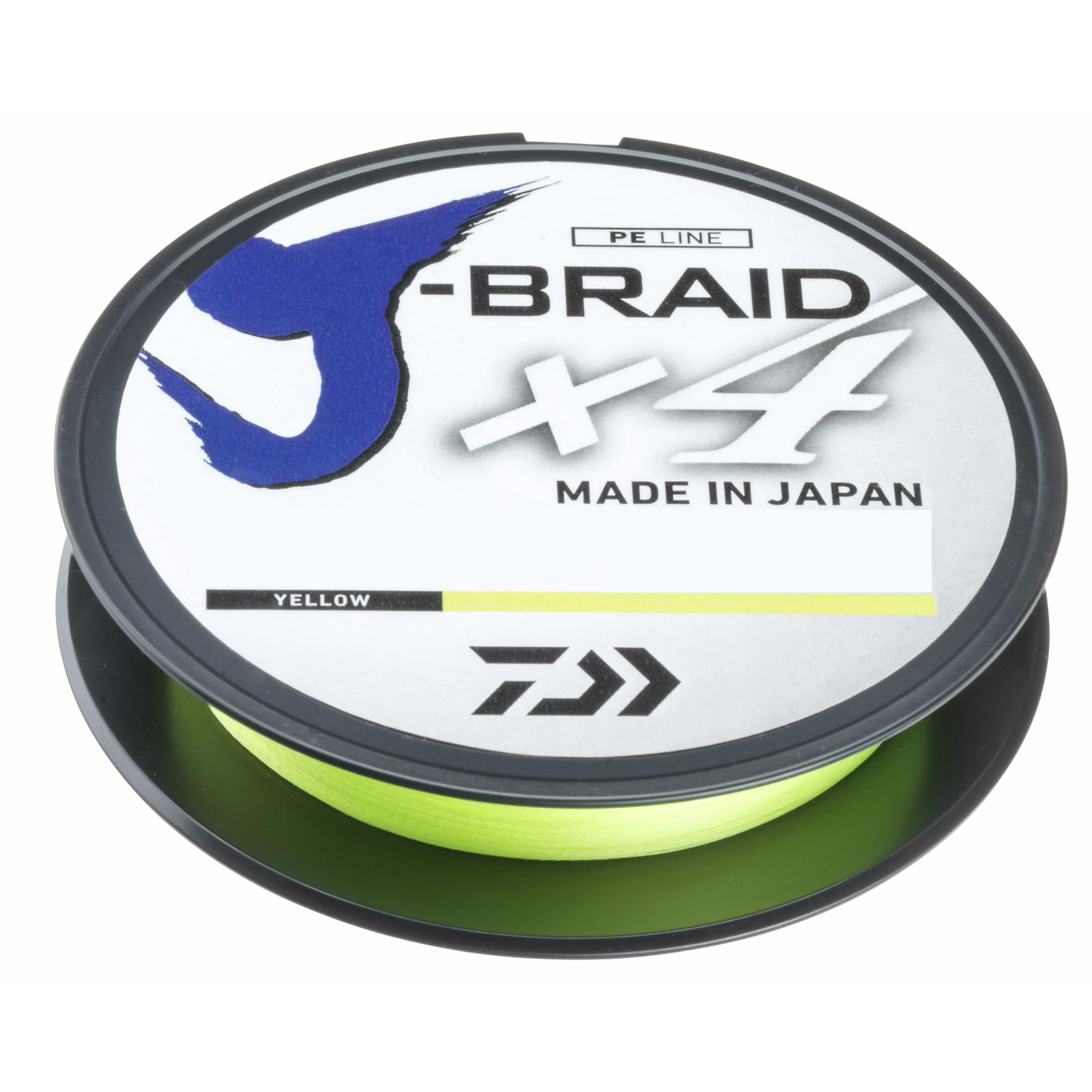 Daiwa J-Braid X4E 0.17mm-135m yellow Geflochtene Schnur