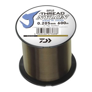 Daiwa J-THREAD 0.205mm 3.1kgs 600m Khaki Gold Monofile Schnur