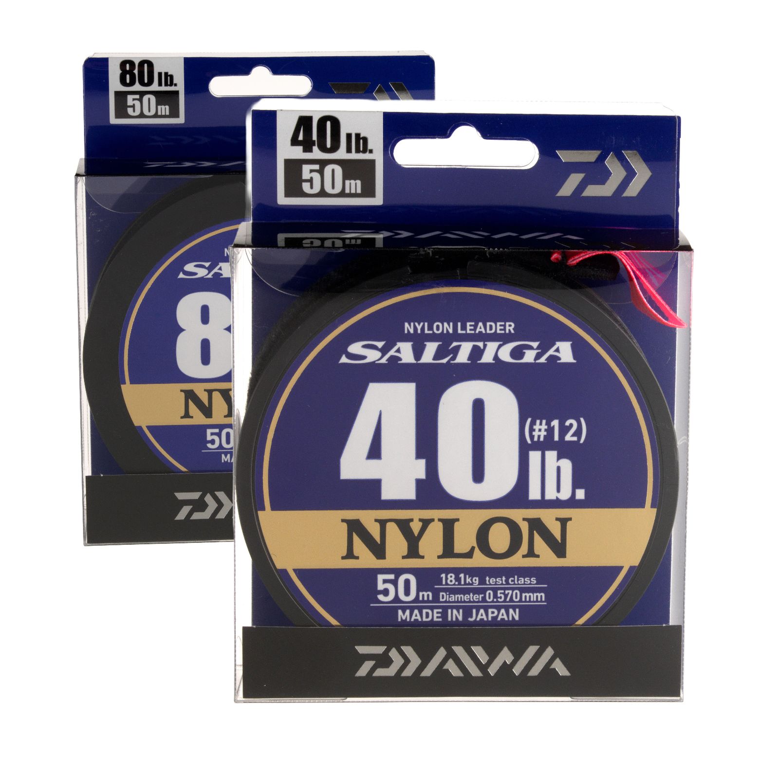 Daiwa Saltiga Nylon Leader 0,70mm 27,2kg 50m Geflochtene Vorfachschnur