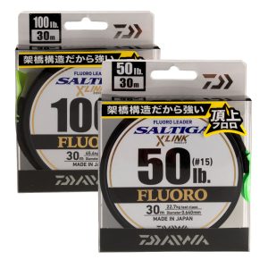 Daiwa Saltiga X'Link Fluorocarbon Leader 0,26mm 4,5kg 30m Vorfachschnur