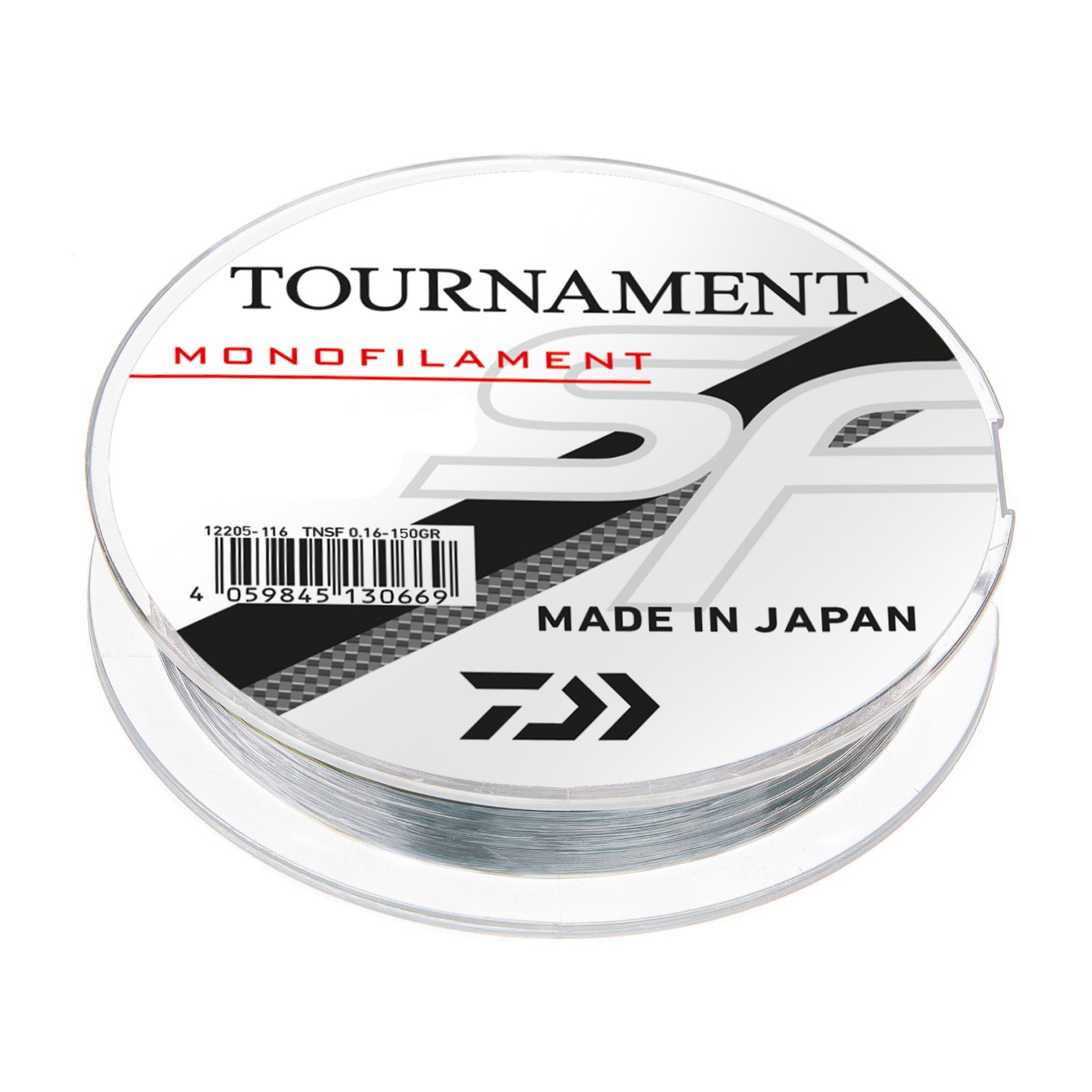 Daiwa Tournament SF Line 0,18mm 150m Grau-Transparent monofile Angelschnur