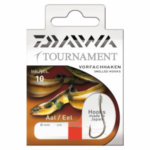 Daiwa Tournament Aalhaken Gr. 2 Gebundene Vorfachhaken