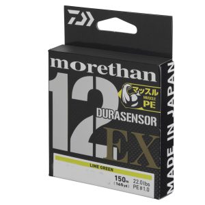 Daiwa UVF Morethan Durasensor x12EX+Si3 0,06mm-150m Lime Green Geflochtene Schnur