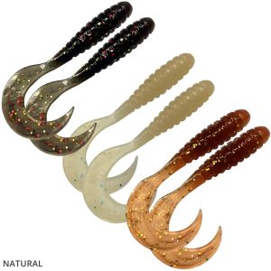Dieter Eisele Twister Wirbelwind Set 8cm 6 Stk Natural Meeres Gummiköder Sortiment