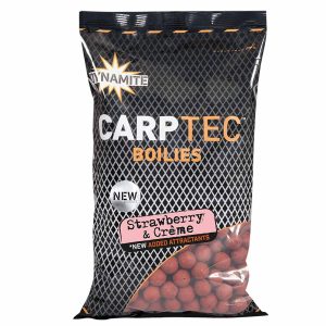 Dynamite Baits Carptec Strawberry&Creme 1.8kg 15mm Boilies