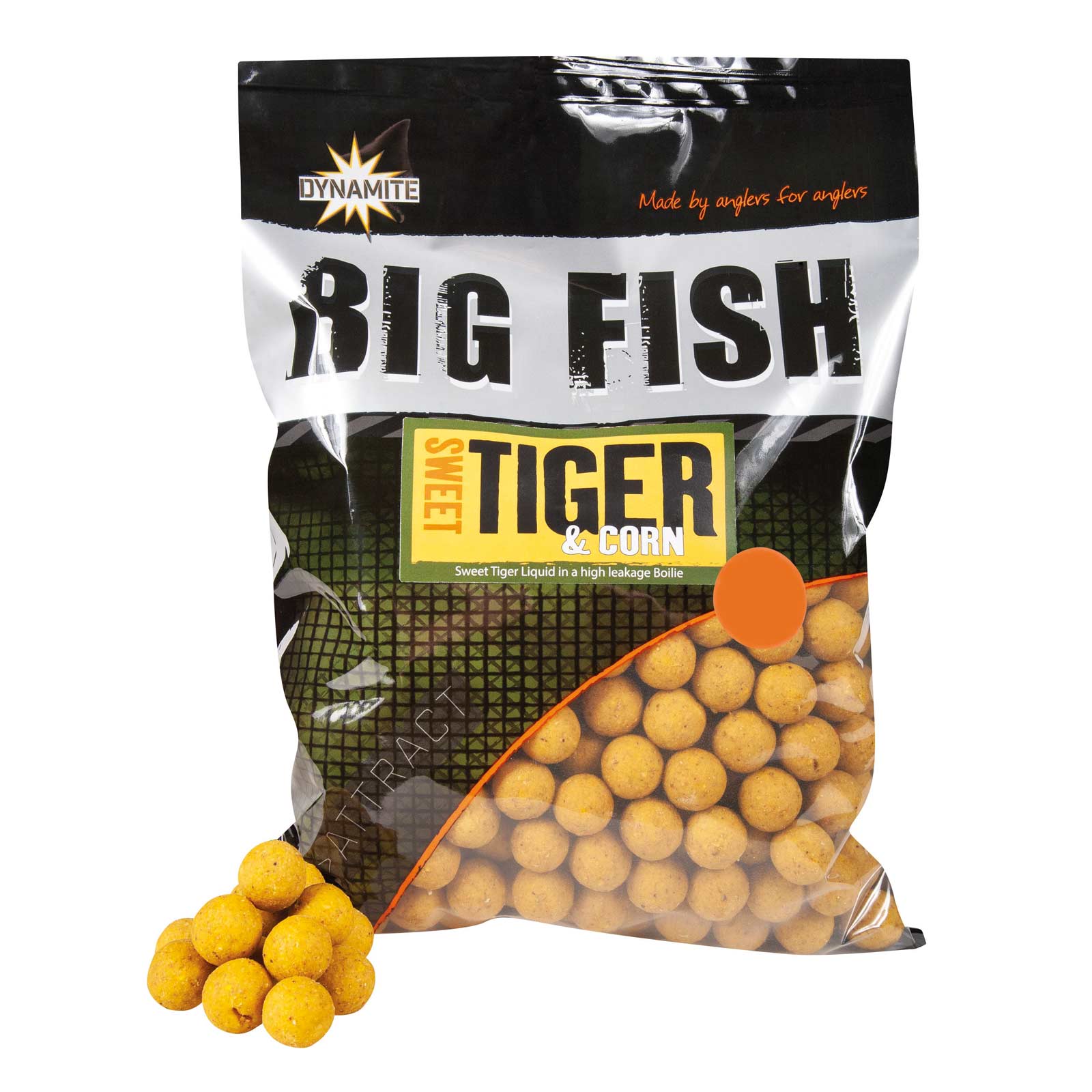 Dynamite Big Fish Sweet Tiger & Corn 15mm 1,8kg Boilies