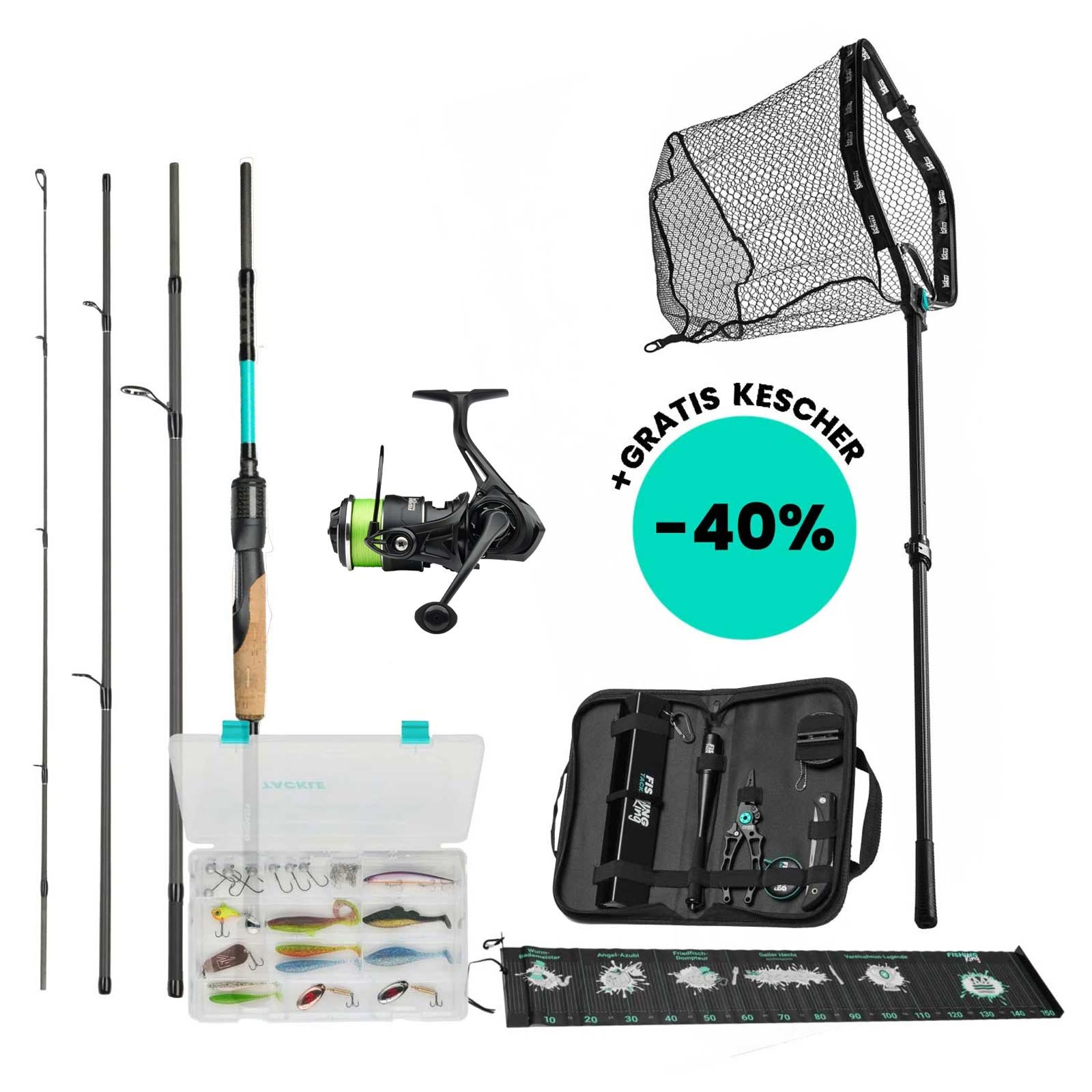 Fishing-King Komplett-Set Zander/Hecht